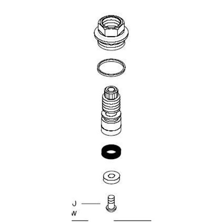 PFISTER Pfister Stem 4 Lav H W/Chrbnt 910-0720